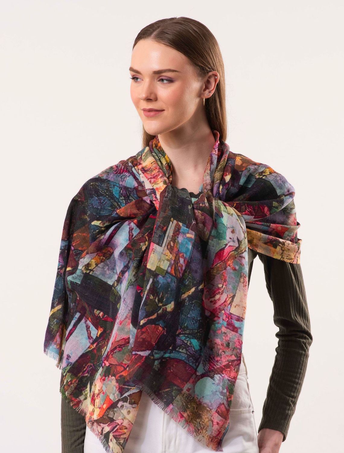 Dlux Flutter Scarf Blue