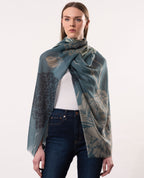 Dlux Dahlia Scarf Teal