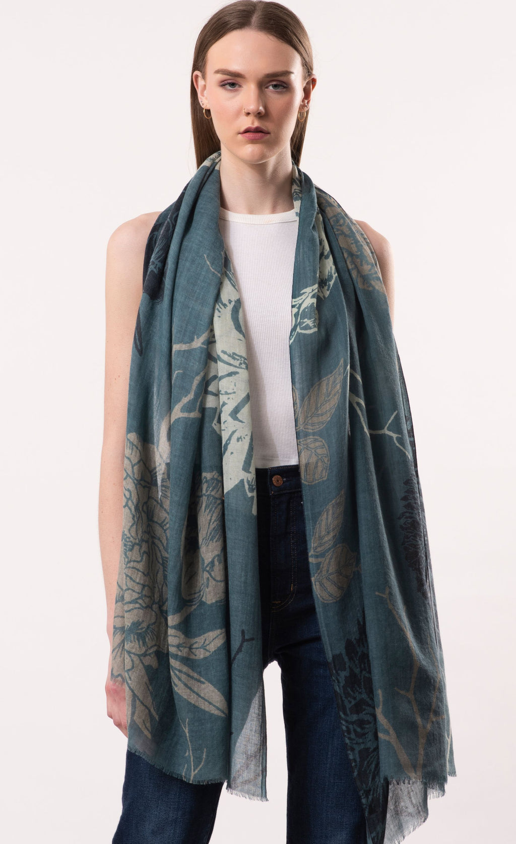 Dlux Dahlia Scarf Teal