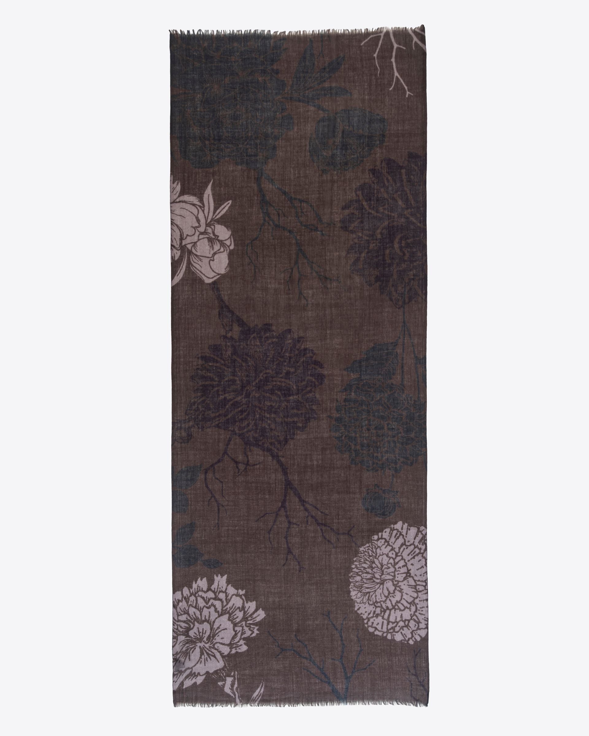 Dlux Dahlia Scarf Coffee