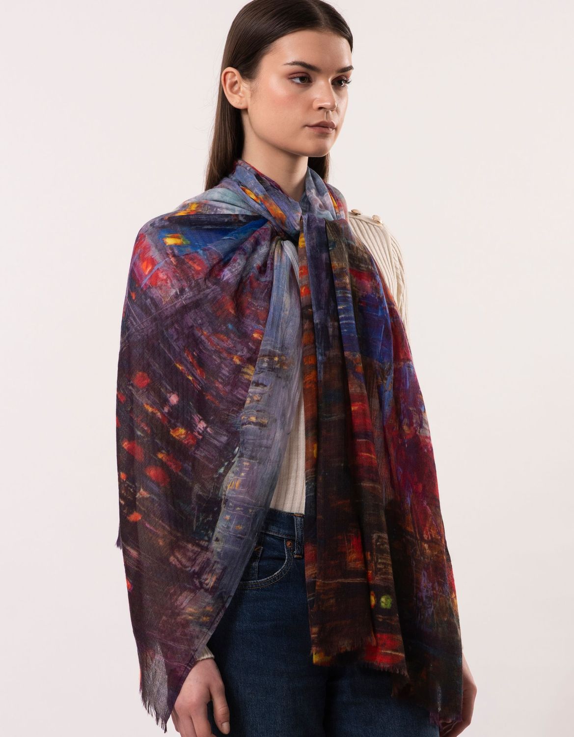 Dlux Umbrella Girl Scarf Multi