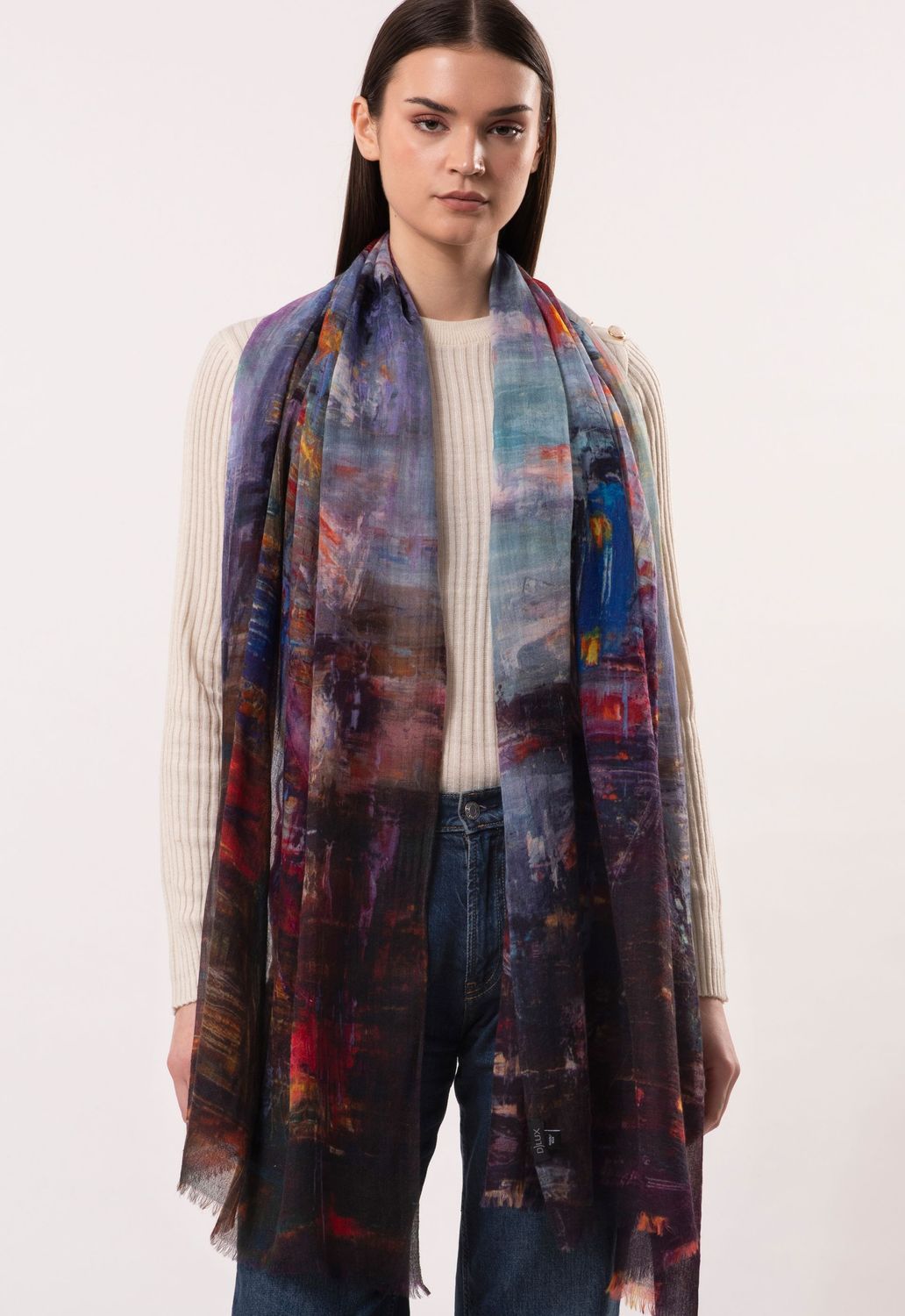 Dlux Umbrella Girl Scarf Multi