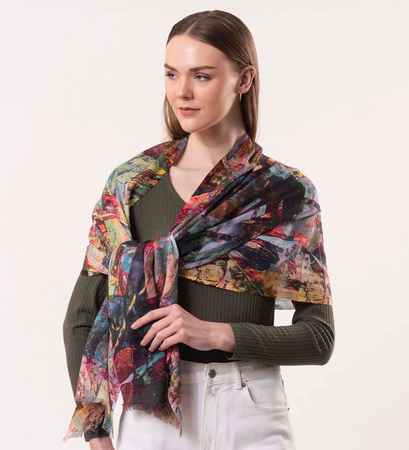 Dlux Flutter Scarf Blue