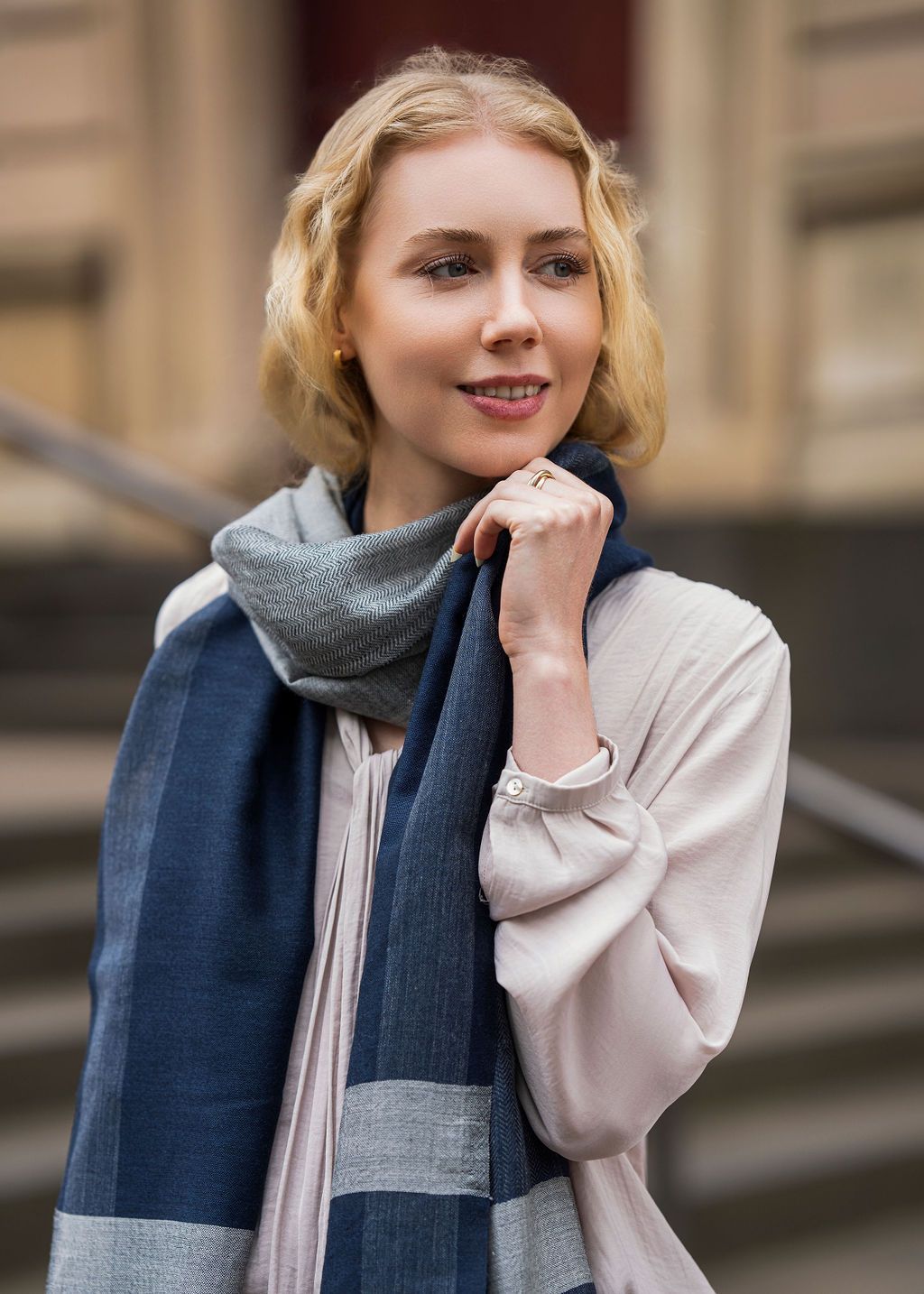 Dlux Rumi Scarf Denim