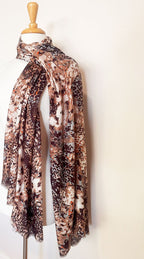 Dlux Ash Scarf Chocolate