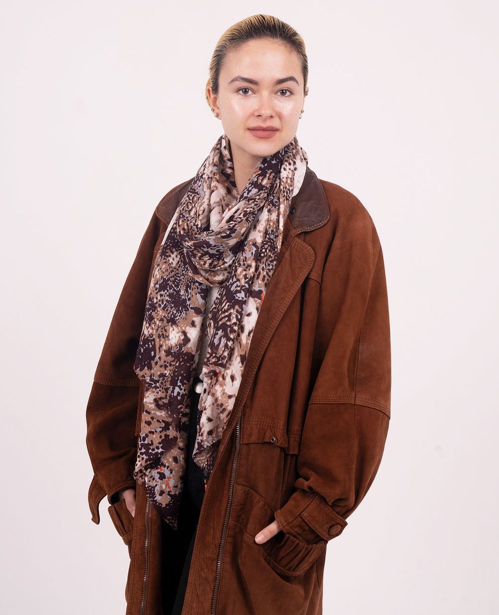 Dlux Ash Scarf Chocolate