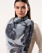 Dlux Dahlia Scarf Blue