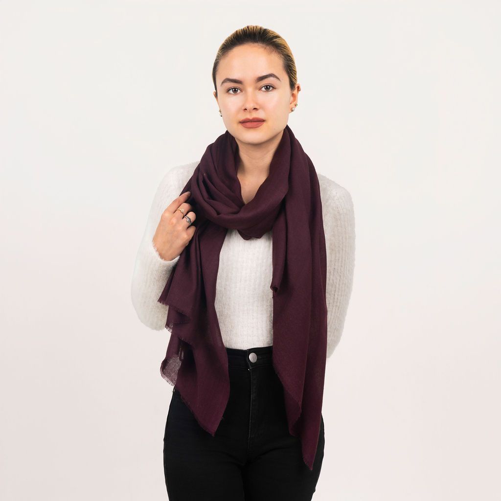 Dlux Simone Scarf Cherry