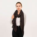 Dlux Simone Scarf Chocolate