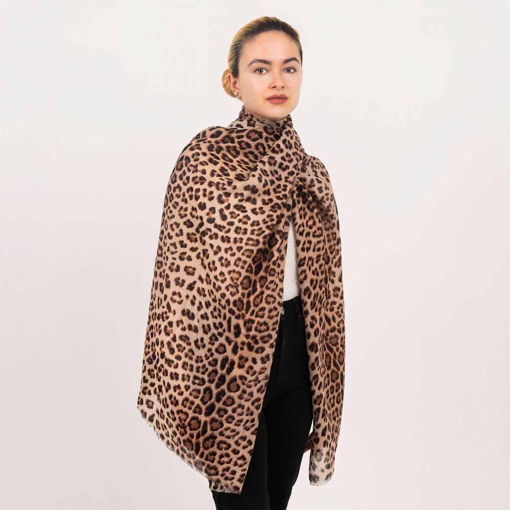 Dlux Jaguar Scarf Chocolate