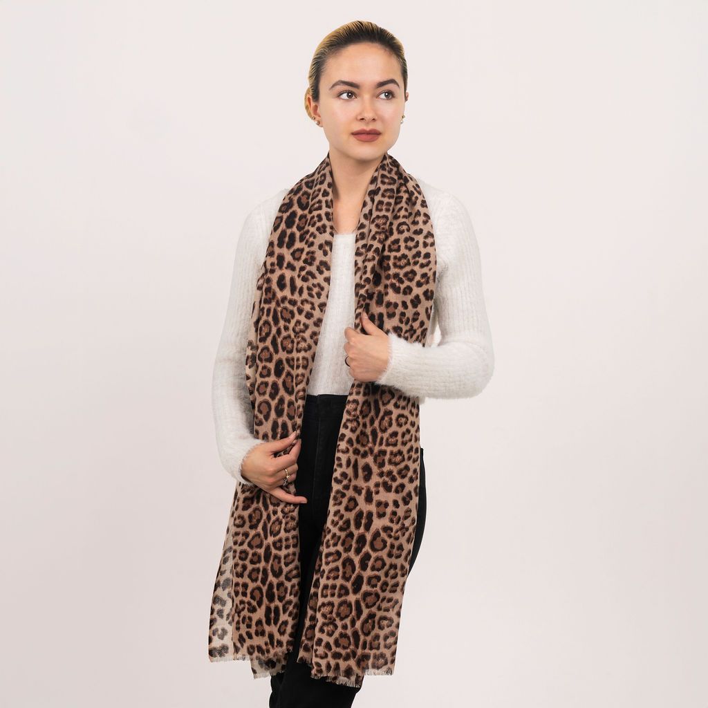 Dlux Jaguar Scarf Chocolate