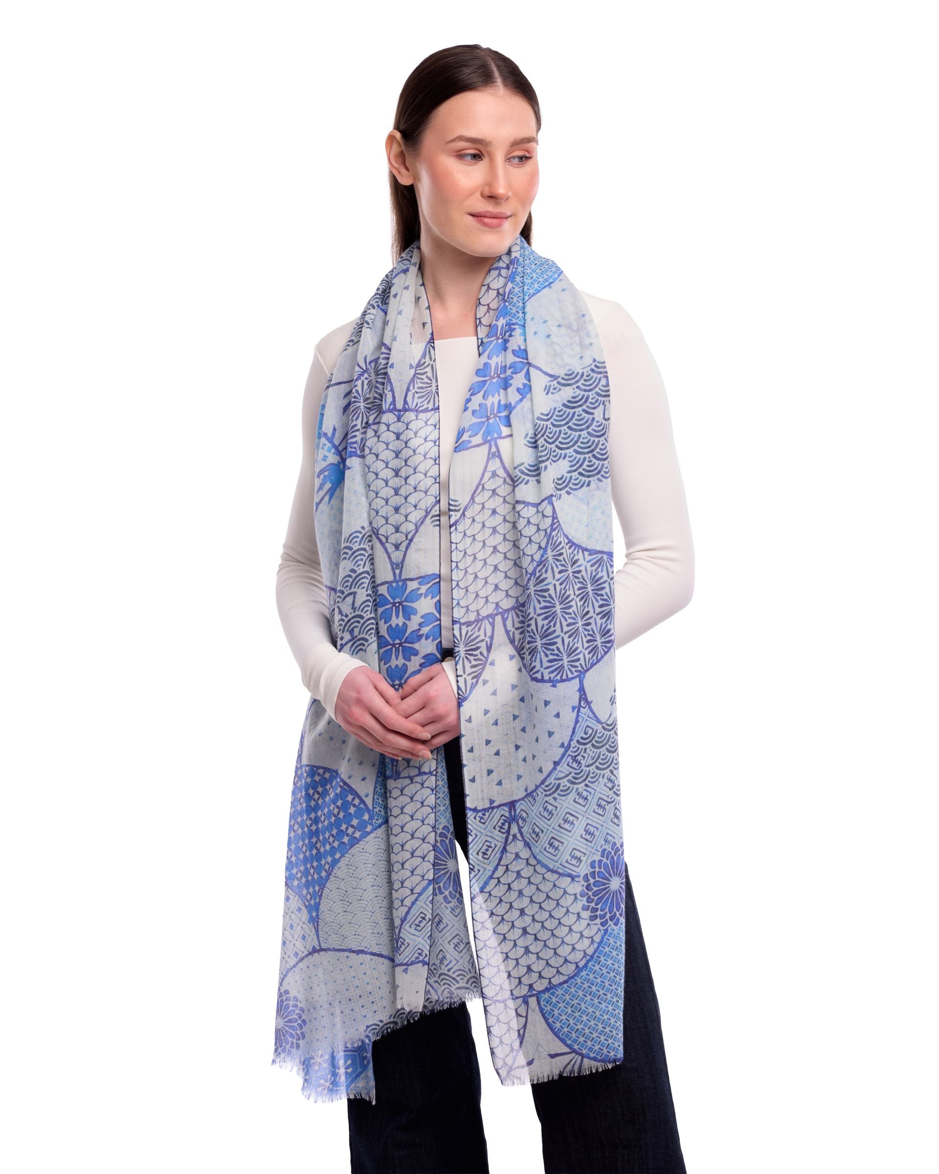 Dlux Aya Scarf Blue