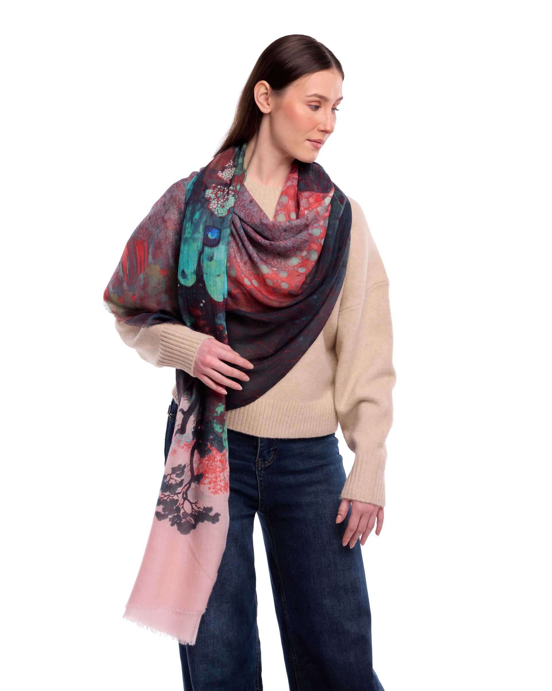 Dlux Meadow Scarf Jade