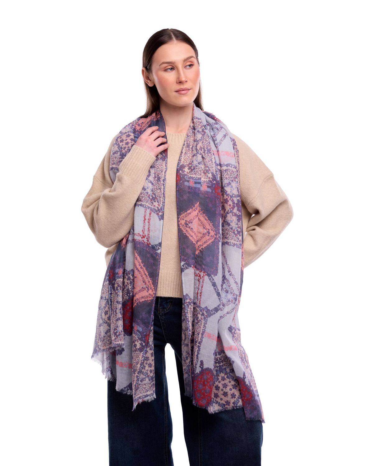 Dlux Delphine Scarf Multi