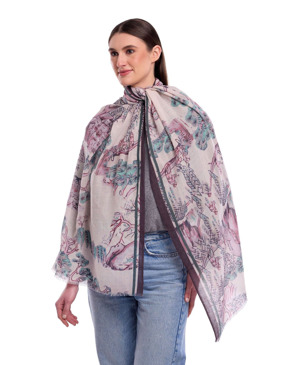 Dlux Aven Village Scarf Moss