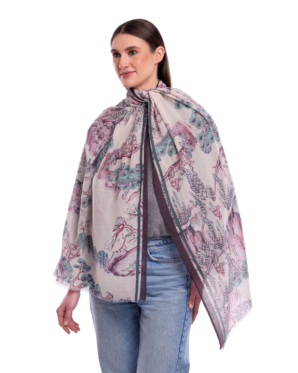 Dlux Aven Village Scarf Moss