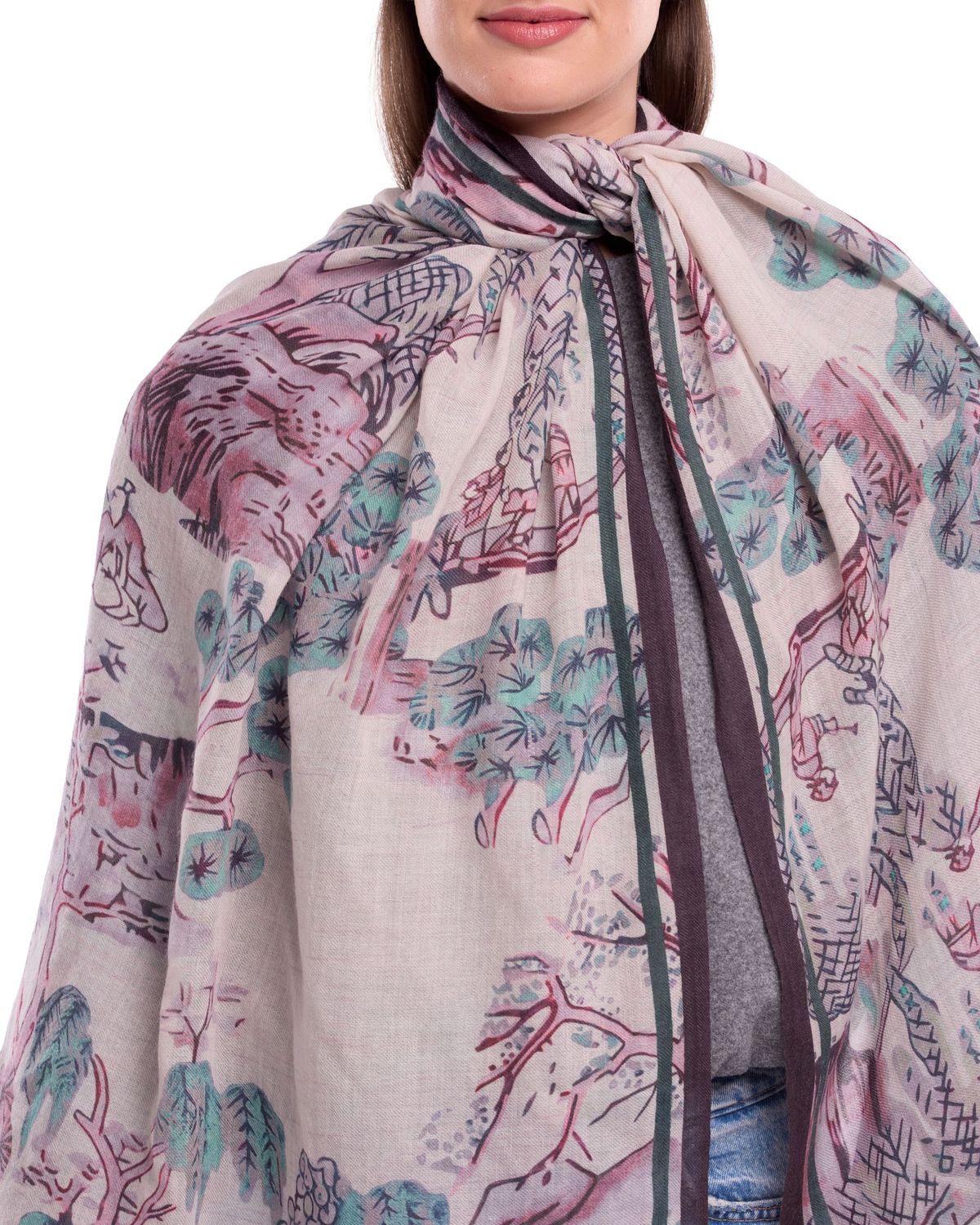 Dlux Aven Village Scarf Moss