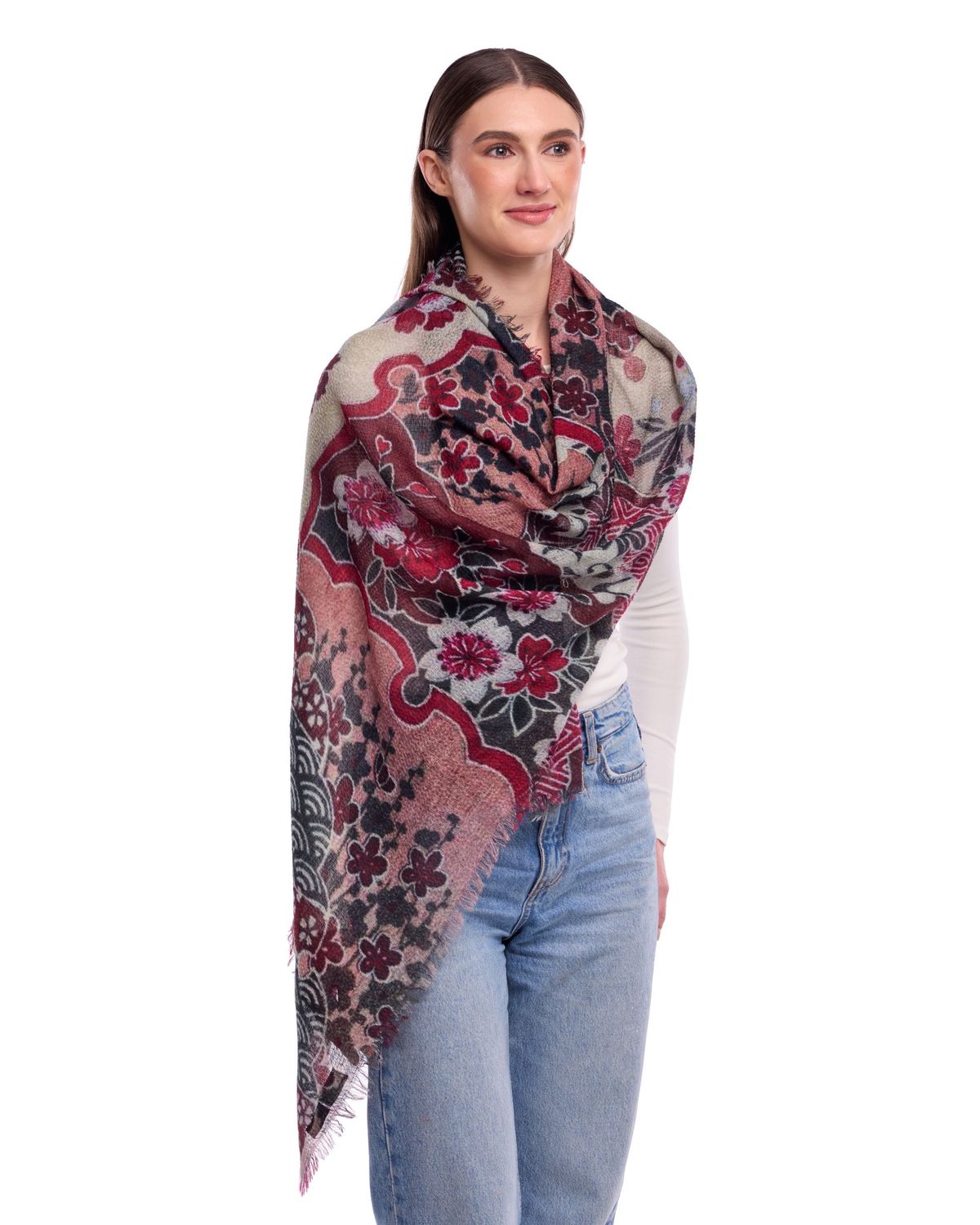 Dlux Hana Scarf Cranberry