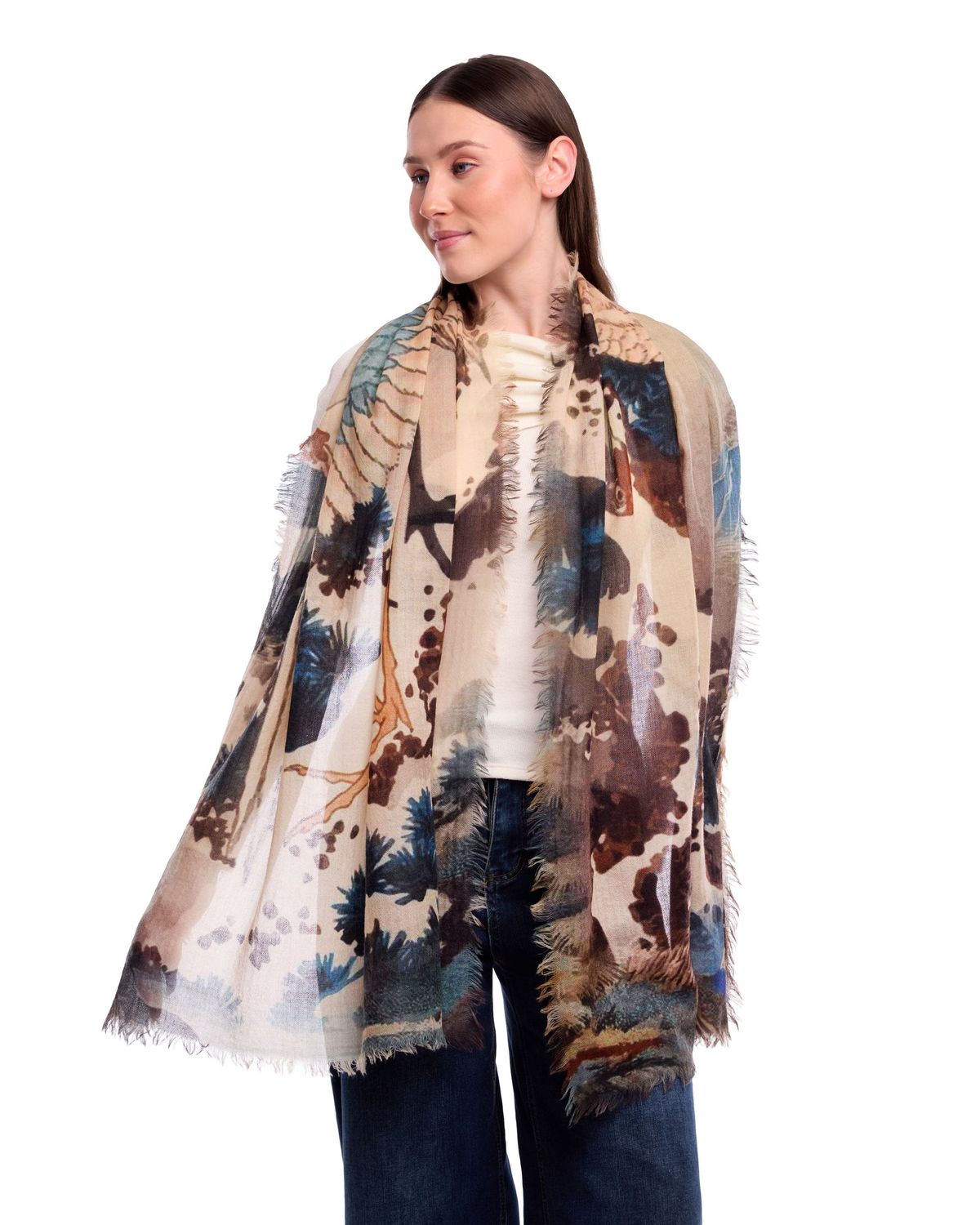 Dlux Sumi Scarf Natural