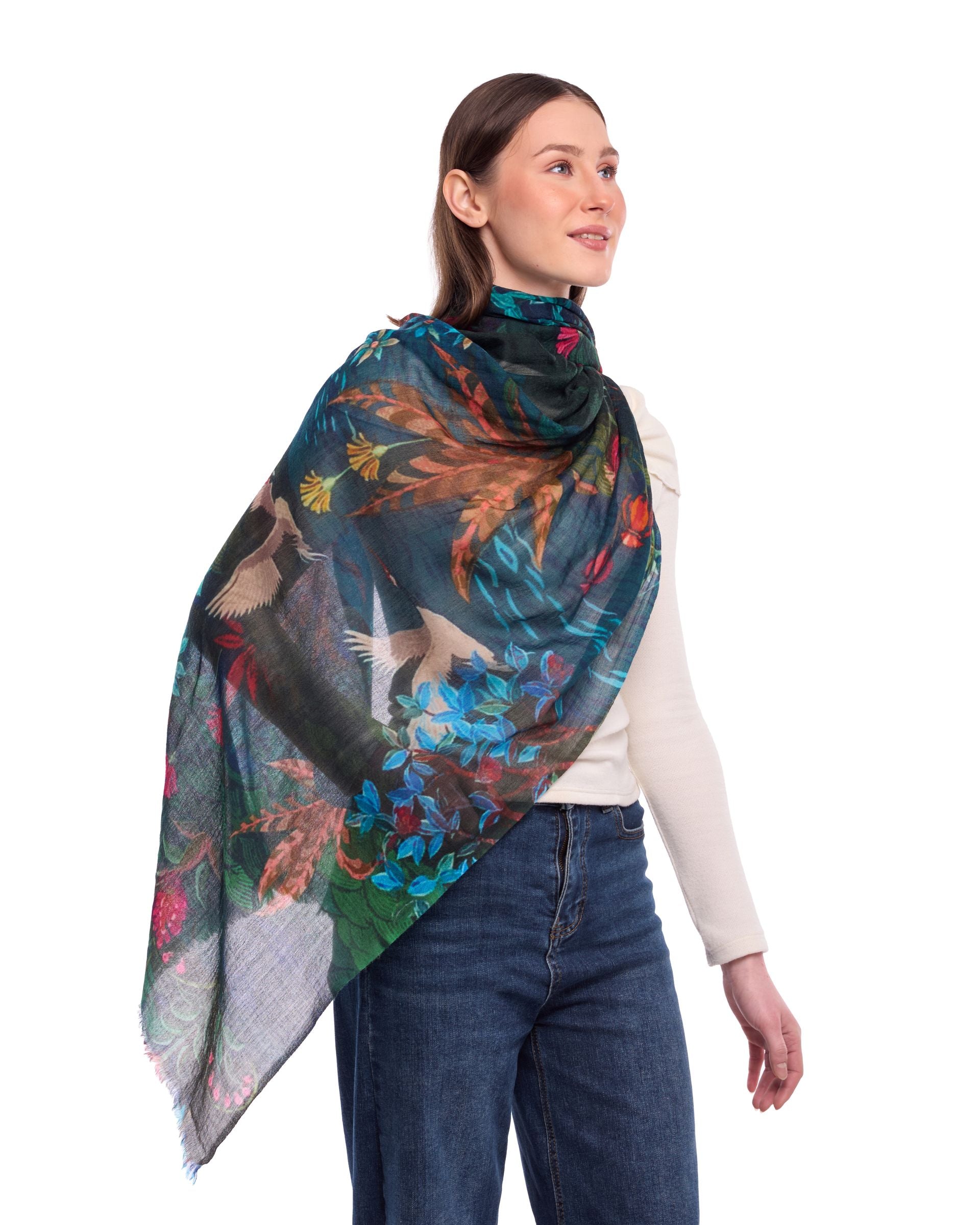 Dlux Eden Scarf Teal Green