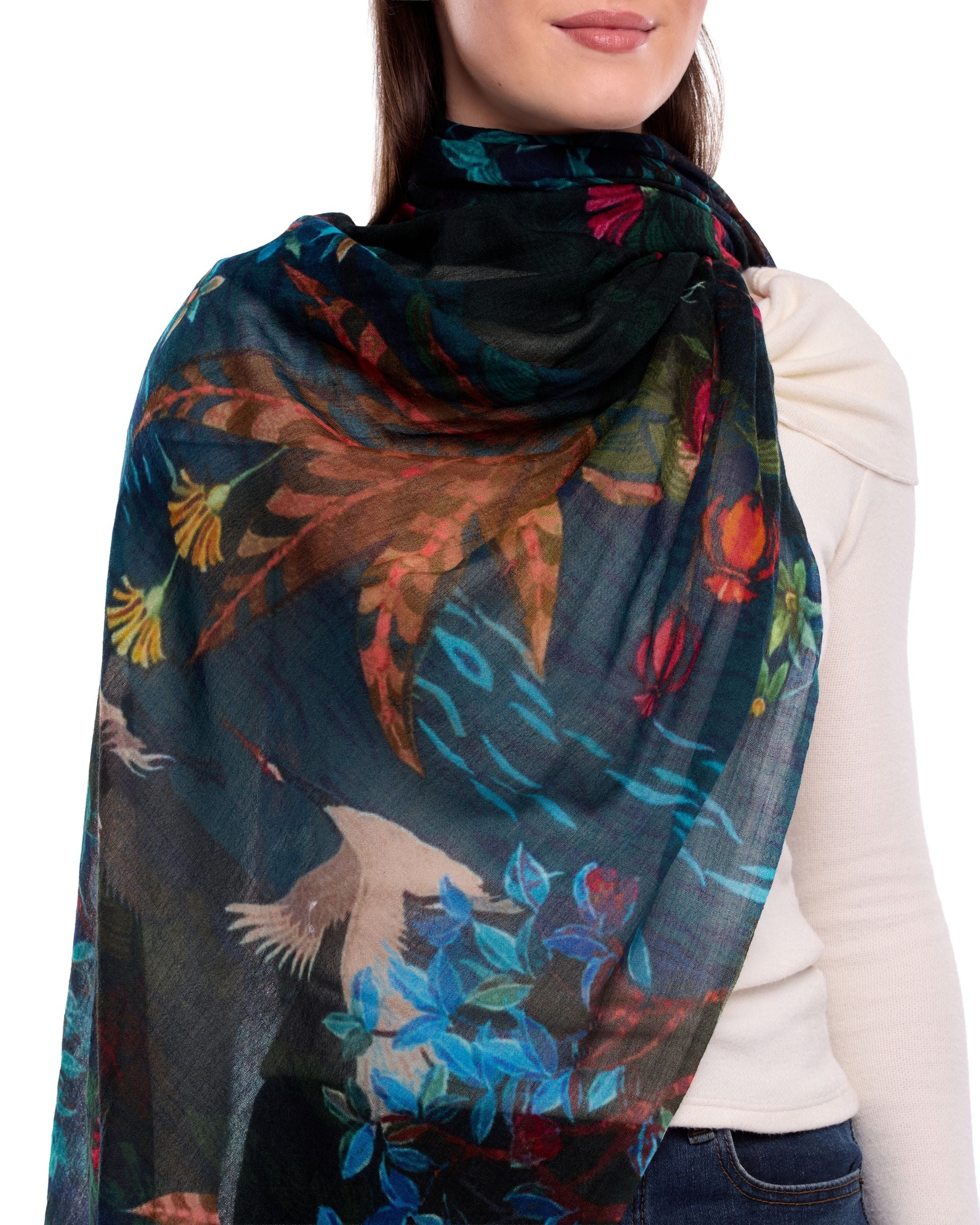 Dlux Eden Scarf Teal Green