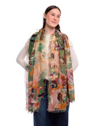 Dlux Cascade Scarf Olive