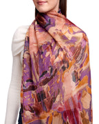 Dlux Cascade Scarf Purple