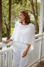 Esperance & Co Cashmere Topper White