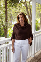 Esperance & Co Cashmere Topper Mocha