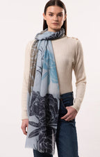 Dlux Dahlia Scarf Blue