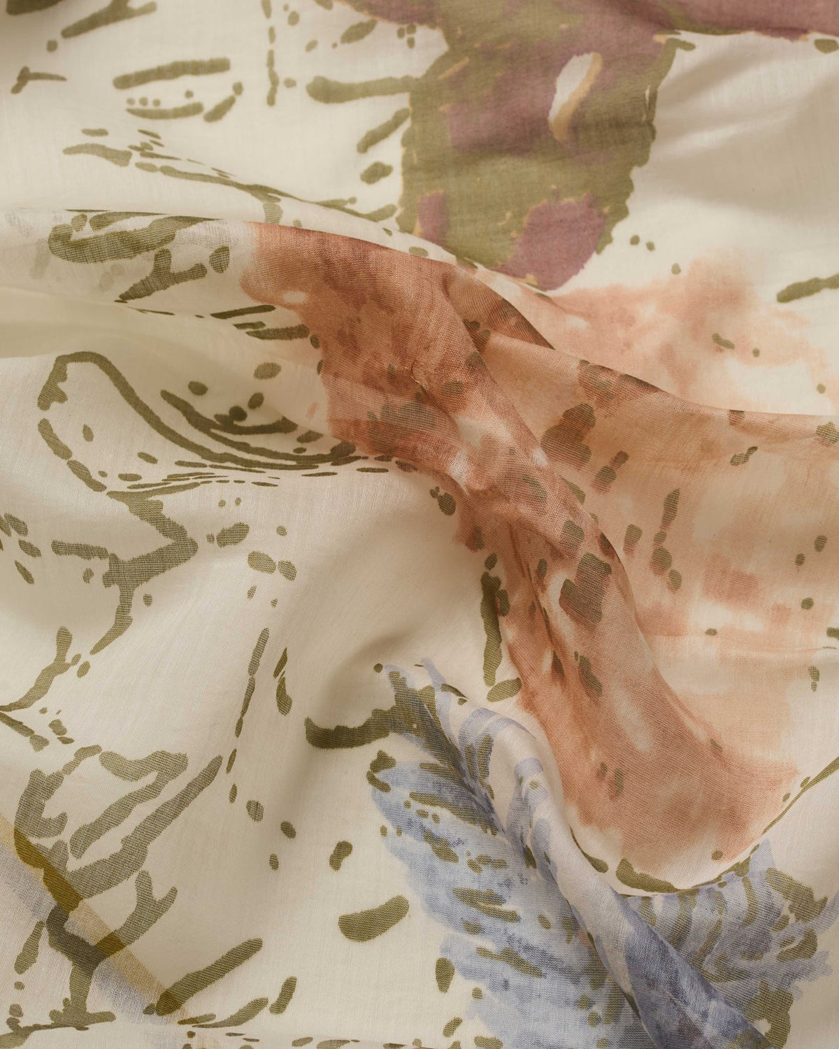 Dlux Spring Foliage Scarf Multi