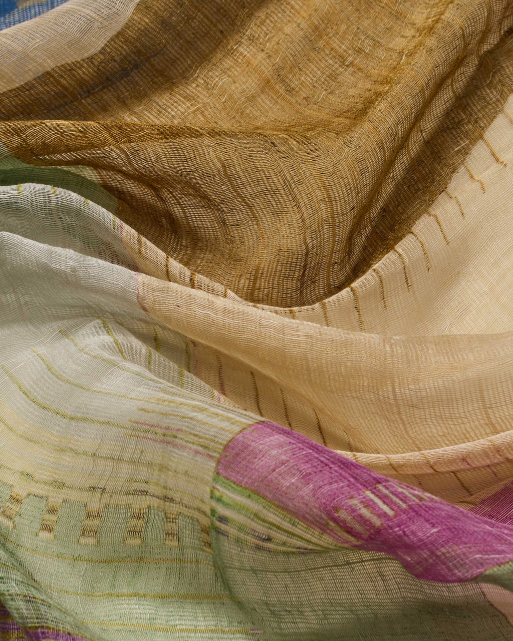 Dlux Studio Abstract Stripes Scarf Multi