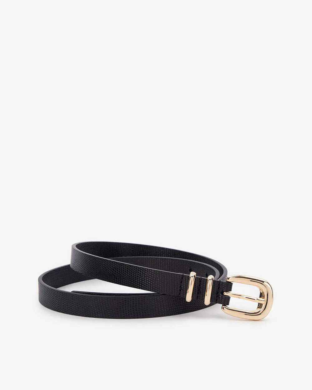 Arlington Milne Adele Belt Black Lizard