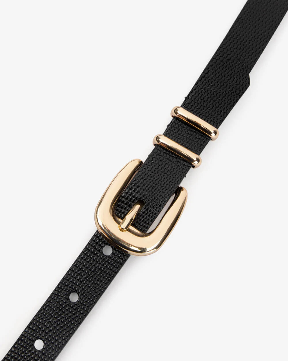 Arlington Milne Adele Belt Black Lizard
