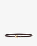 Arlington Milne Adele Belt Chocolate Lizard