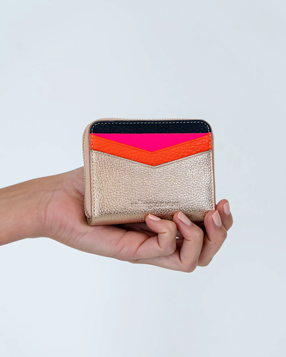 Arlington Milne Alexis Purse Rose Gold Multi