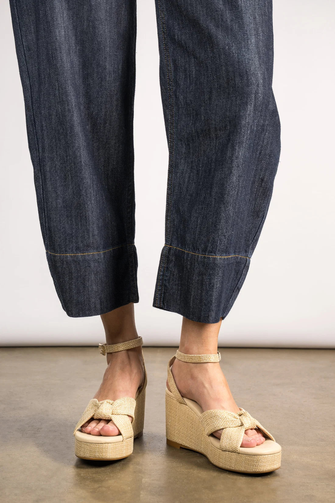 Zoe Kratzmann Inclination Wedge Salt Raffia