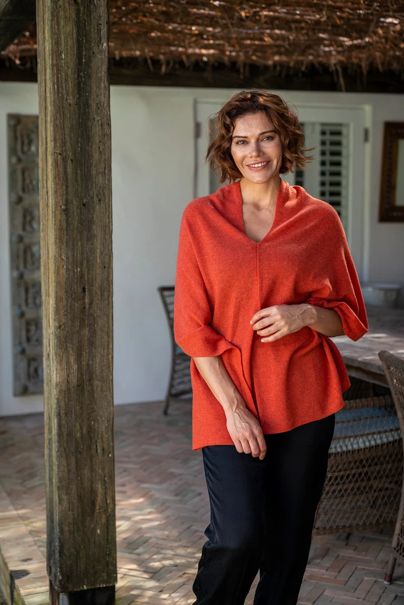Esperance & Co Cashmere Topper Autumn