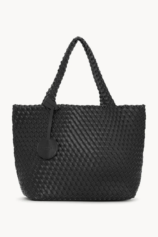 Ilse Jacobsen Braided Bag08 Black Gunmetal