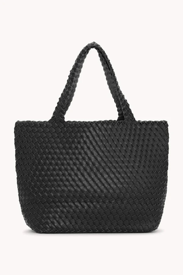 Ilse Jacobsen Braided Bag08 Black Gunmetal