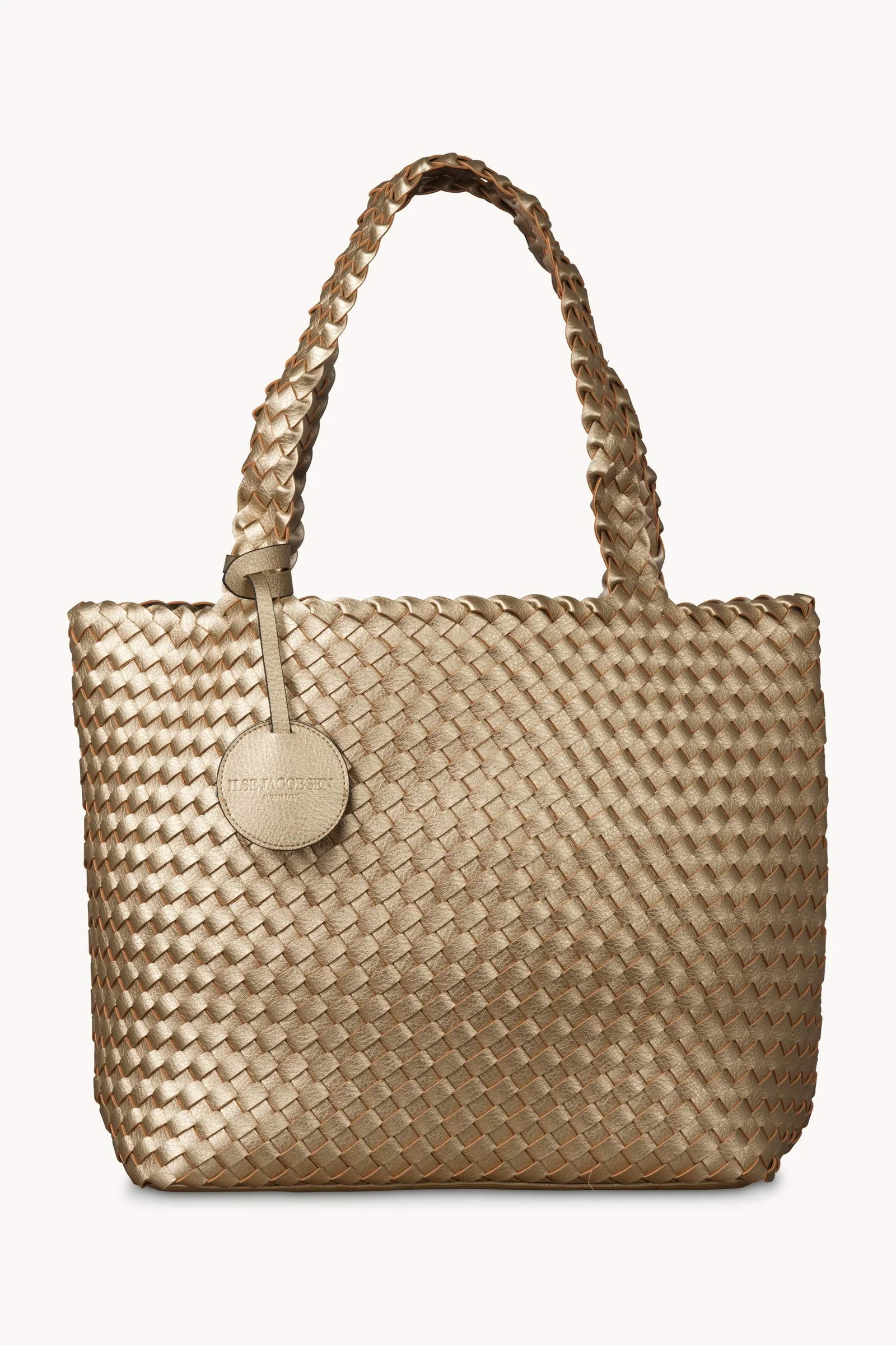 Ilse Jacobsen Braided Bag08 Platino Silver