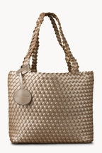 Ilse Jacobsen Braided Bag08 Platino Silver