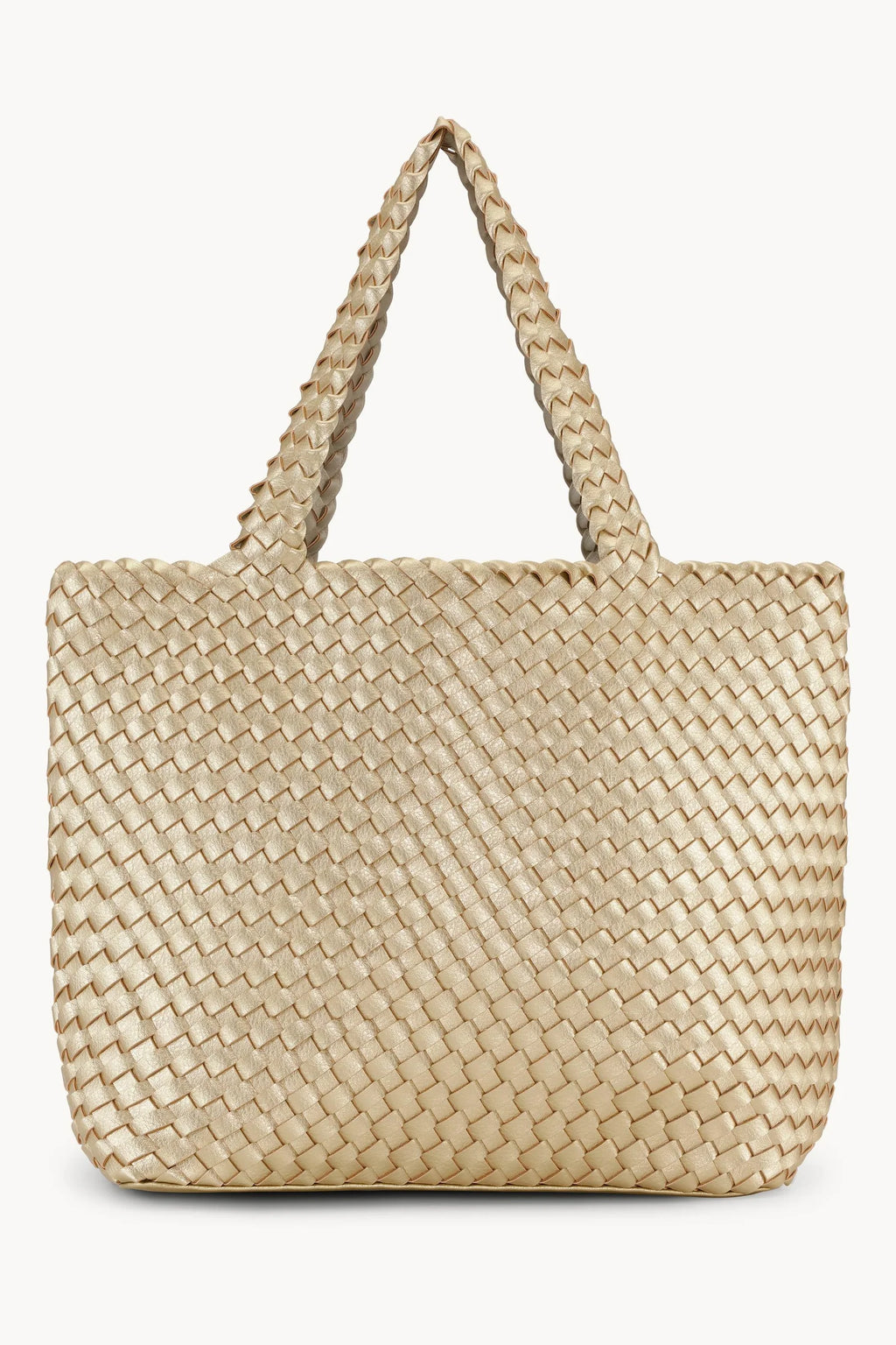 Ilse Jacobsen Braided Bag08 Platino Silver