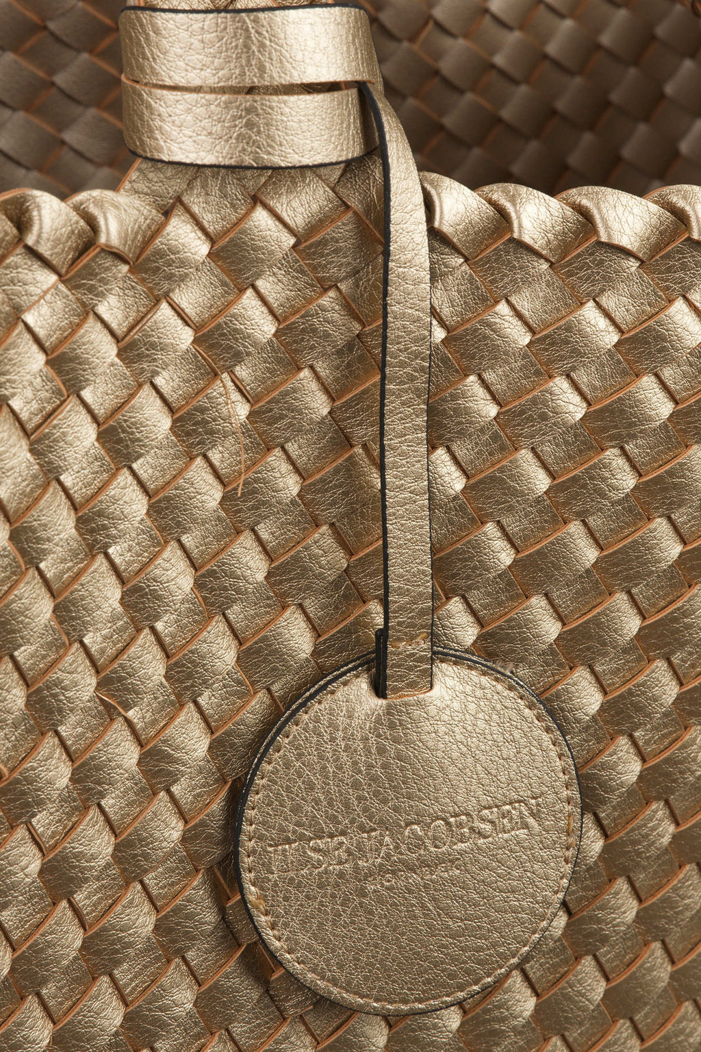 Ilse Jacobsen Braided Bag08 Platino Silver