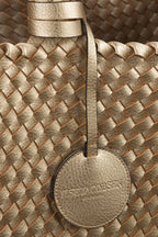 Ilse Jacobsen Braided Bag08 Platino Silver