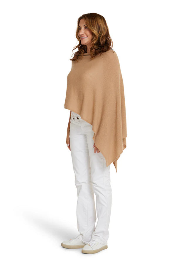 Esperance & Co Cashmere Topper Camel