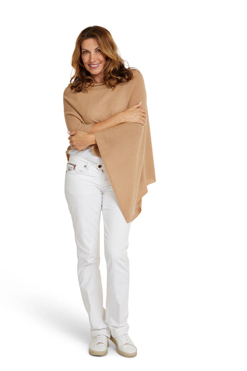 Esperance & Co Cashmere Topper Camel