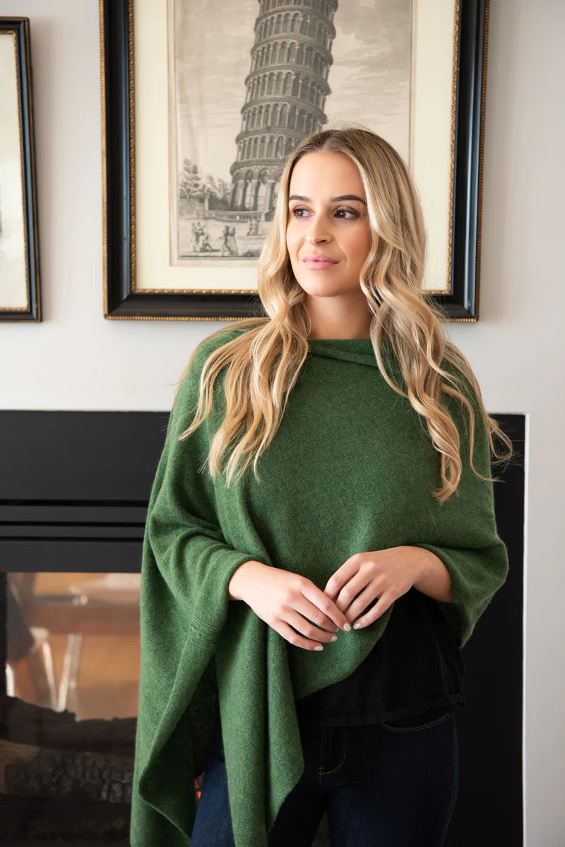 Esperance & Co Cashmere Topper Basil