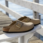 Birkenstock Boston Nar Big Buckle Tabacco Brown