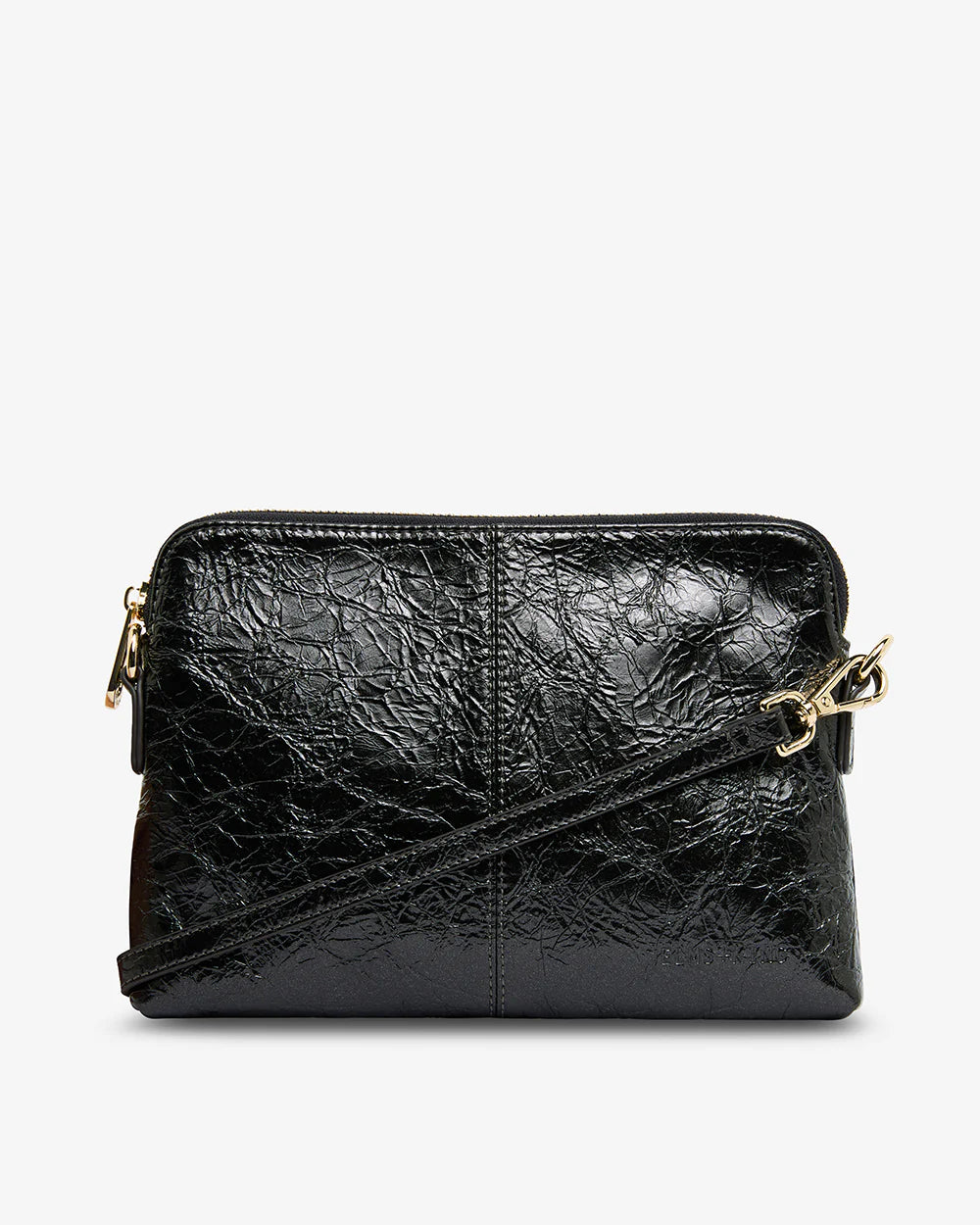 Elms & King Bowery Wallet Charcoal Crinkle